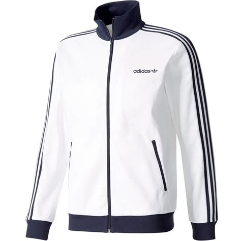 adidas beckenbauer tp weiß|Adidas originals Beckenbauer track top.